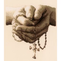 Vervaco Rosary Prayer Cross Stitch Kit
