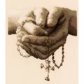 Image of Vervaco Rosary Prayer Cross Stitch Kit