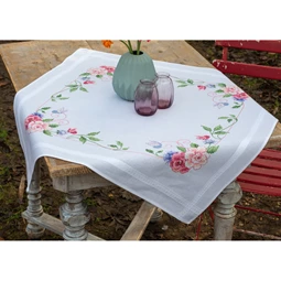 Flowers and Butterflies Tablecloth