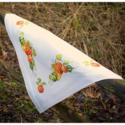 Vervaco Pumpkins Tablecloth Cross Stitch Kit