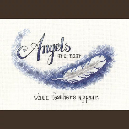 Image 1 of Heritage Angels are Near - Aida Cross Stitch Kit
