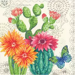 Dimensions Cactus Bloom Cross Stitch Kit