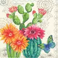 Image of Dimensions Cactus Bloom Cross Stitch Kit