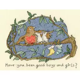 Bothy Threads Have you been good? Christmas Cross Stitch Kit