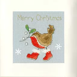 Bothy Threads Step into Christmas Christmas Card Making Cross Stitch Kit