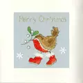 Image of Bothy Threads Step into Christmas Christmas Card Making Cross Stitch Kit