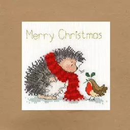 Bothy Threads Christmas Wishes Christmas Card Making Cross Stitch Kit