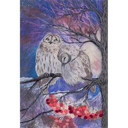 Panna Gossip Owls Embroidery Kit