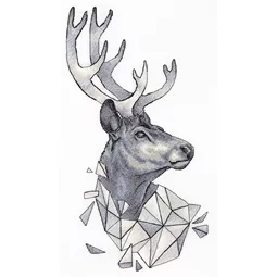 Panna Geometry Deer Cross Stitch Kit