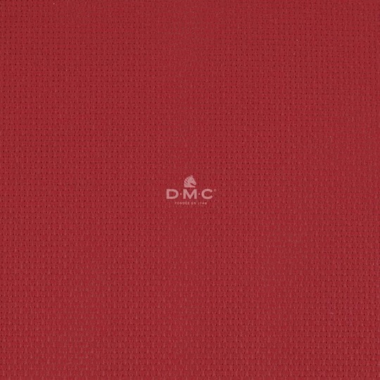 Image 1 of DMC 14 Count Aida 321 - Red Small Fabric