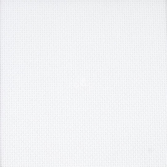 Image 1 of DMC 14 Count Iridescent Aida White Small Fabric
