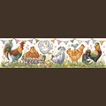 Image of Heritage Chicken Run - Aida Cross Stitch Kit