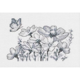 Permin Daisy and Butterfly Cross Stitch Kit