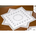 Image of Permin Hardanger Garland Topper Embroidery Kit
