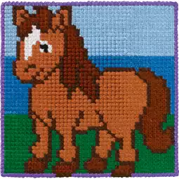 Permin Horse Cross Stitch Kit