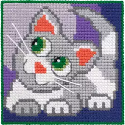 Permin Cat Cross Stitch Kit