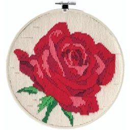Needleart World Rose Rouge Long Stitch Kit