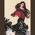 Image of RIOLIS Dancer with a Fan Cross Stitch Kit