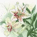 Image of RIOLIS White Lilies Cross Stitch Kit