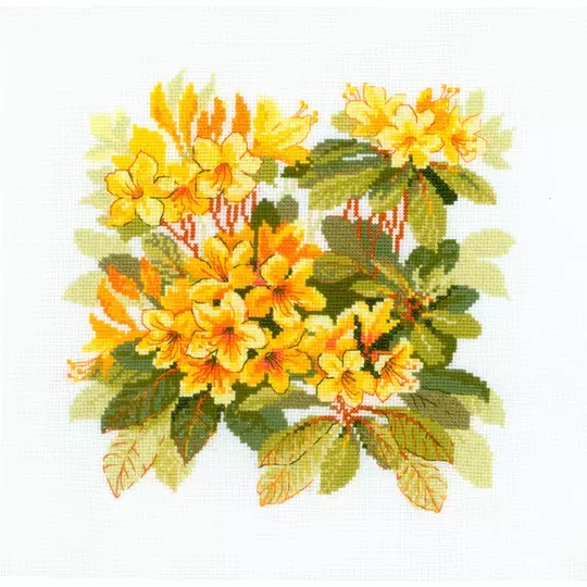Image 1 of RIOLIS Rhododendron Cross Stitch Kit