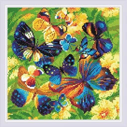 RIOLIS Bright Butterflies Diamond Mosaic Kit