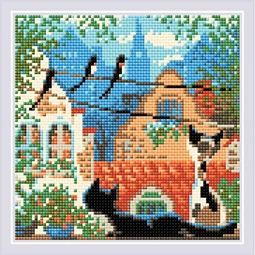 RIOLIS City and Cats Summer Diamond Mosaic Kit