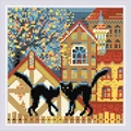 Image of RIOLIS City and Cats Autumn Diamond Mosaic Kit