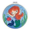 Image of Needleart World Mermaid Song Long Stitch Kit