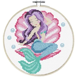 Needleart World Mermaid Dreams No Count Cross Stitch Kit