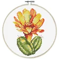 Image of Needleart World Yellow Cactus No Count Cross Stitch Kit