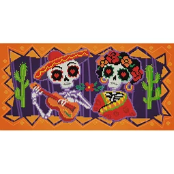 Needleart World Day of the Dead No Count Cross Stitch Kit