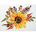 Image of Needleart World Autumn Bouquet No Count Cross Stitch Kit