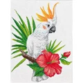Image of Needleart World Cockatoo Call No Count Cross Stitch Kit