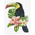 Image of Needleart World Toucan look Out No Count Cross Stitch Kit