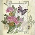 Image of Needleart World Thistle Bouquet No Count Cross Stitch Kit