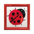 Image of Needleart World Ladybird Punch Needle Kit