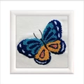 Image of Needleart World Blue Butterfly Punch Needle Kit