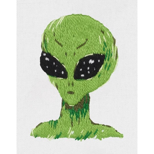 Image 1 of Panna Alien Embroidery Kit