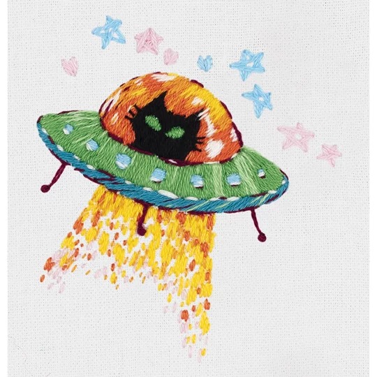 Image 1 of Panna Cosmic Cat Embroidery Kit