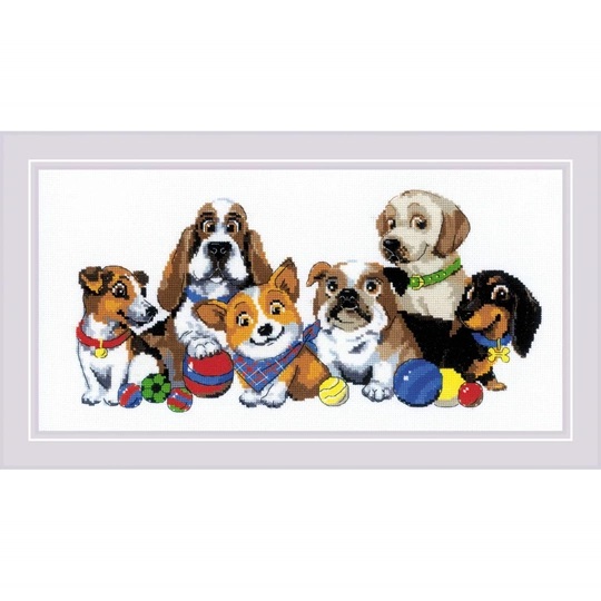 Image 1 of RIOLIS Dog Show Cross Stitch Kit