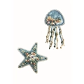 Image of VDV Starfish and Jellyfish Brooches Craft Kit