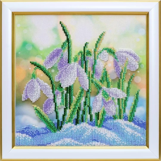 Image 1 of VDV Snowdrops Embroidery Kit