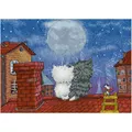Image of Panna Tryst on the Roof Cross Stitch Kit