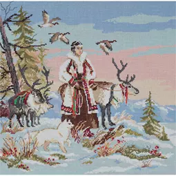Panna Mistress of the Tundra Christmas Cross Stitch Kit