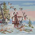 Image of Panna Mistress of the Tundra Christmas Cross Stitch Kit