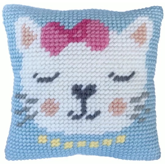 Image 1 of Needleart World Kitten Purr Tapestry