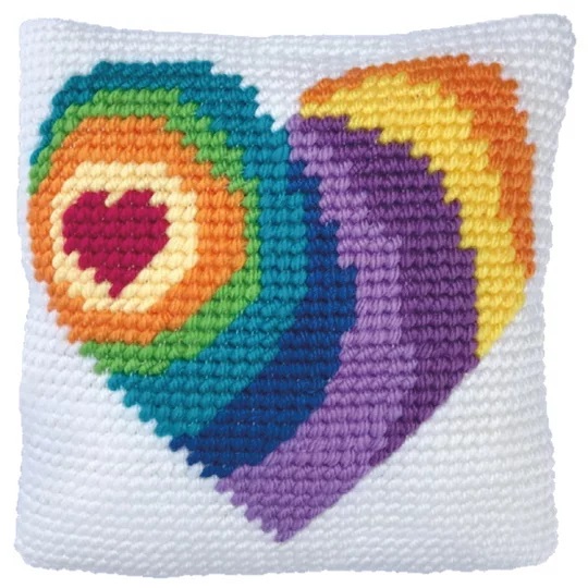 Image 1 of Needleart World Wishing Heart Tapestry Kit