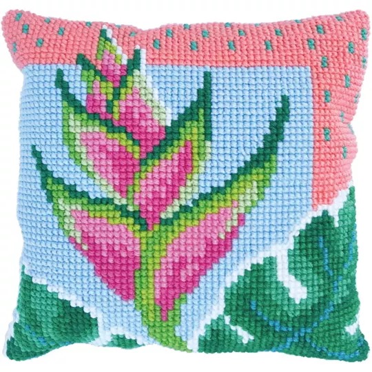 Needleart World Paradise Bloom No Count Cross Stitch Kit Stitcher