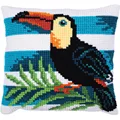 Image of Needleart World Toucan Journey No Count Cross Stitch Kit