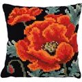 Image of Needleart World Poppy Bloom No Count Cross Stitch Kit